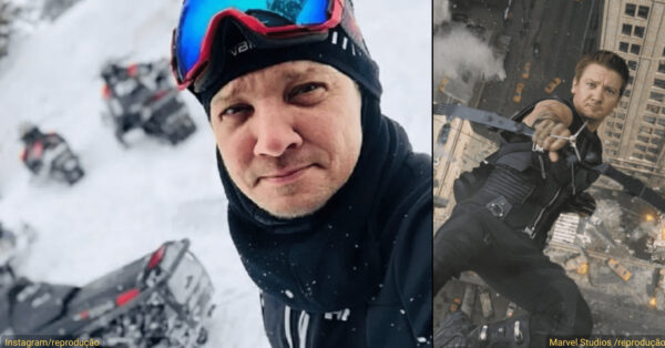 Relato do Xerife Jeremy Renner mostra sua coragem fora das telonas salvando sobrinho de acidente com limpa-neve.(Jeremy renner na imagem)