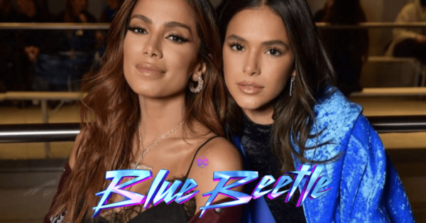 Besouro Azul: Anitta divulga poster de Bruna Marquezine