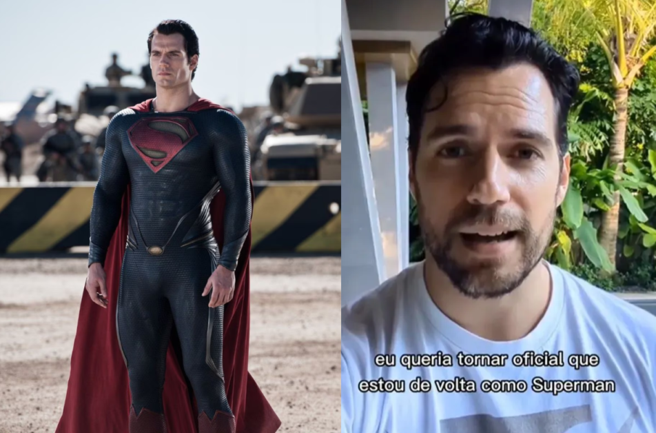 henry cavill posta vídeo comemorando voltar como superman | The Witcher