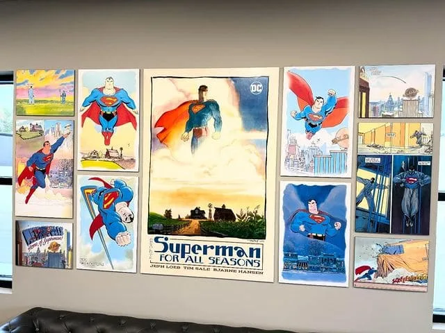 Mural de James Gunn para Superman Legacy jpg